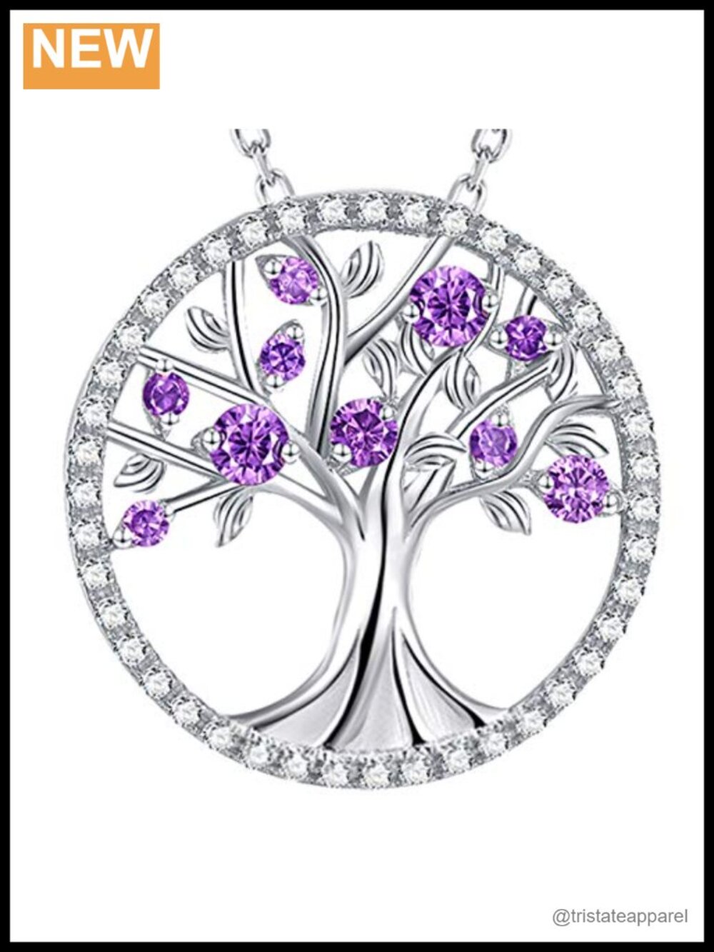 Tree of Life Necklace 925 Sterling Silver Gold Plated Pendant Adjustable Chain